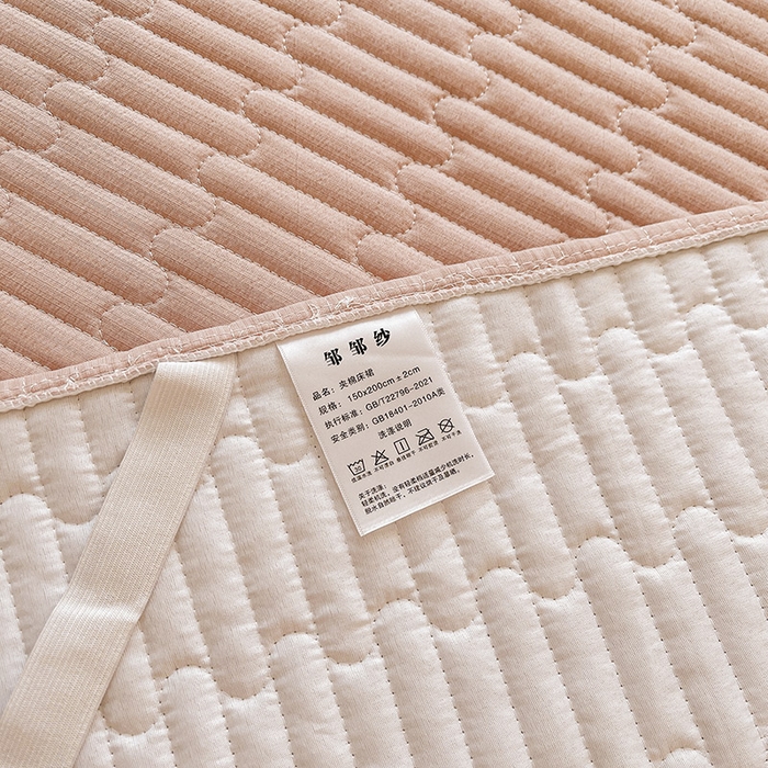 91家纺网 家纺一手货源 找家纺 予梦家纺 2025新款夹棉床裙单床裙单品床裙单件床裙-晨曦 晨曦-豆沙
