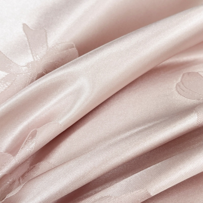 91家纺网 家纺一手货源 找家纺 金牛座家纺 2025新款贡缎提花磨毛亲肤棉刺绣四件套-蝴蝶结 蝴蝶结-豆沙粉