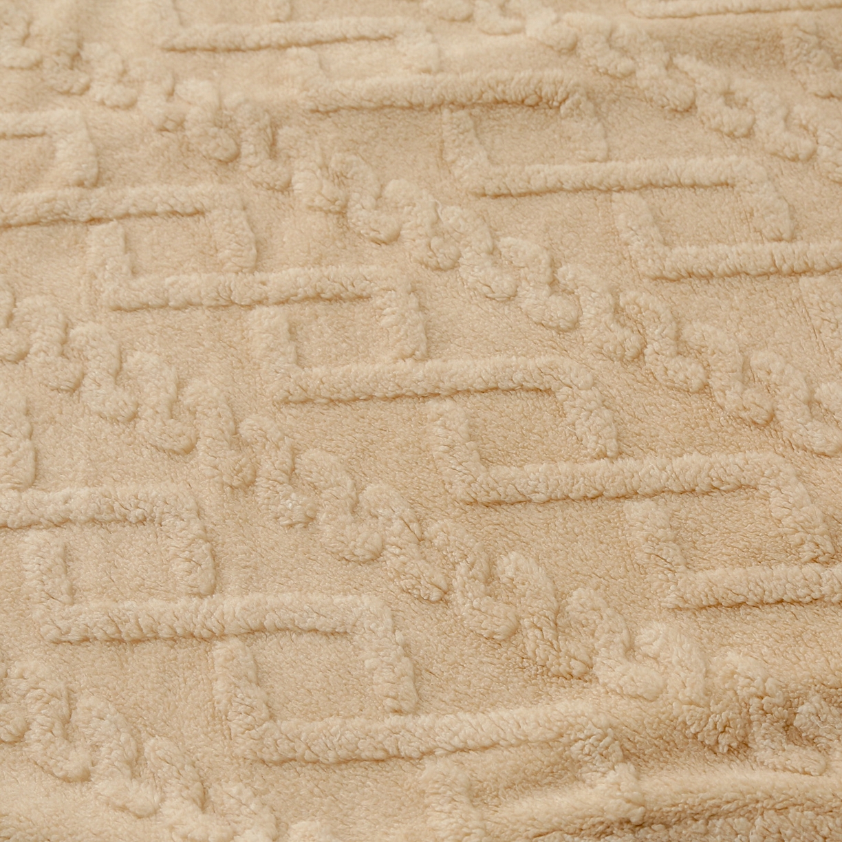 91家纺网 家纺一手货源 找家纺 亚龙工厂店 2025新款亲肤舒适塔肤绒毛毯盖毯毯子 卡其色