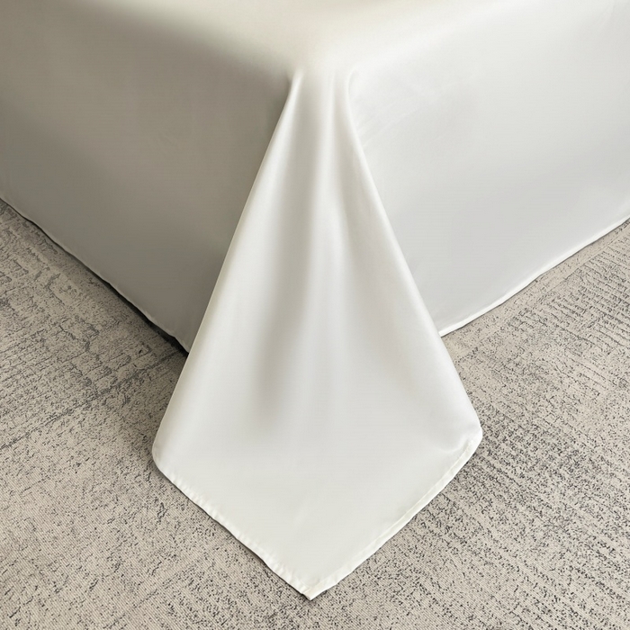 91家纺网 家纺一手货源 找家纺 金牛座家纺 2025新款贡缎提花磨毛亲肤棉刺绣四件套-蝴蝶结 蝴蝶结-奶白