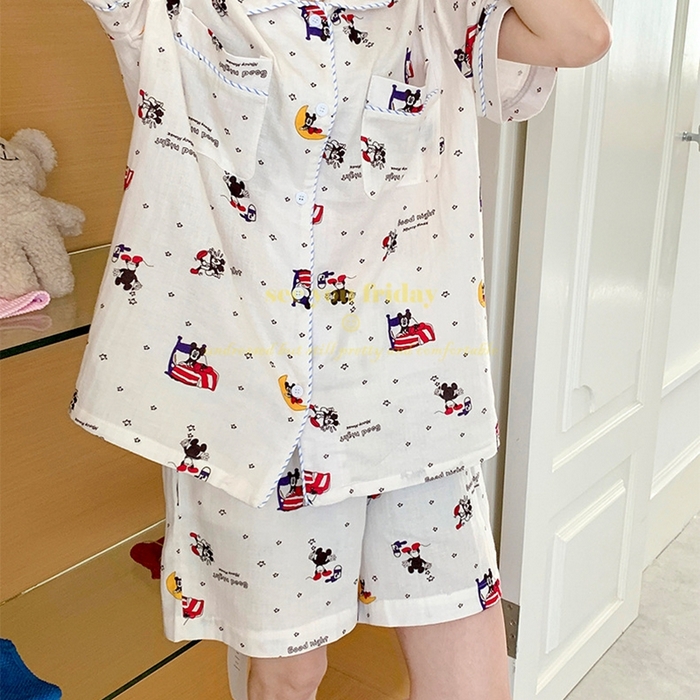 91家纺网 家纺一手货源 找家纺 （总）妍景家居生活馆 2025新款韩系波点米奇套装