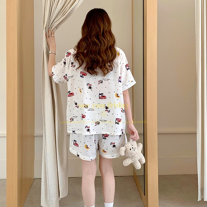 91家纺网 家纺一手货源 找家纺 （总）妍景家居生活馆 2025新款韩系波点米奇套装