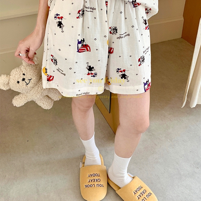 91家纺网 家纺一手货源 找家纺 （总）妍景家居生活馆 2025新款韩系波点米奇套装