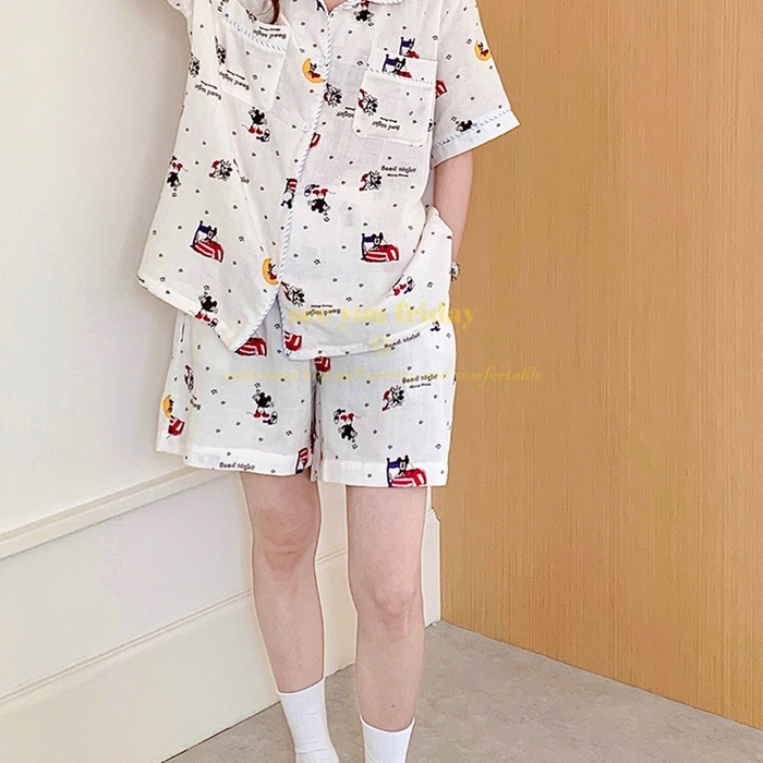 91家纺网 家纺一手货源 找家纺 （总）妍景家居生活馆 2025新款韩系波点米奇套装