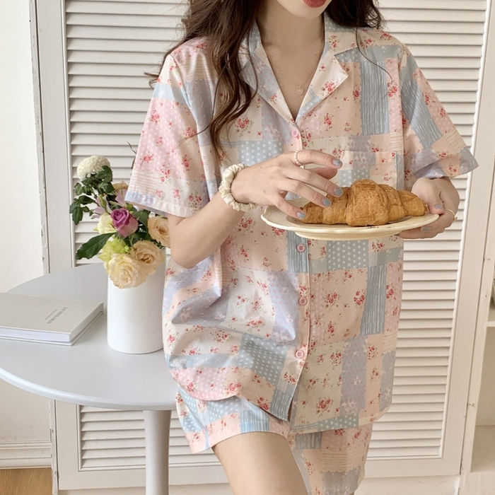 （总）妍景家居生活馆 2025新款翻领宅宅少女套装