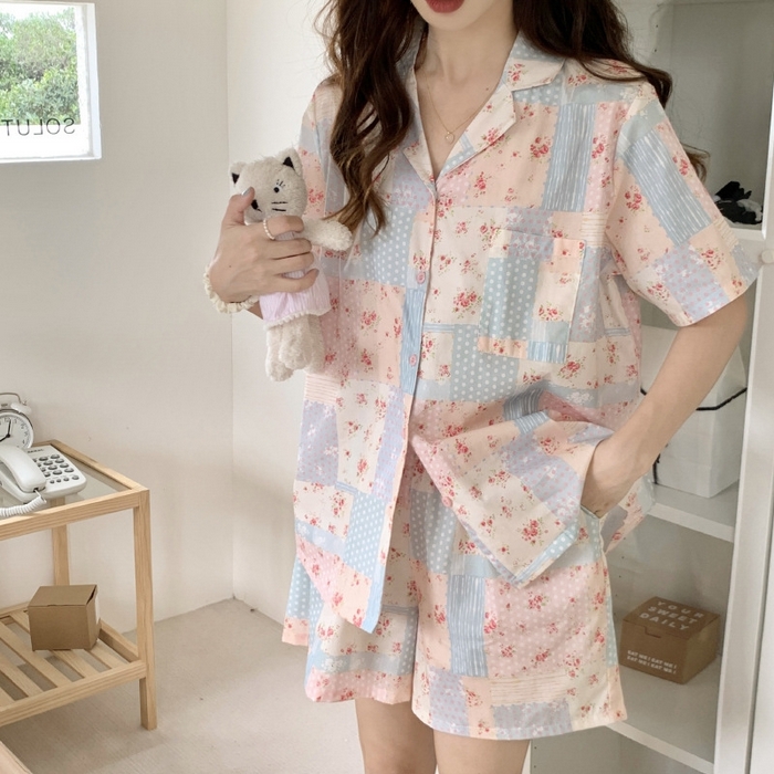 91家纺网 家纺一手货源 找家纺 （总）妍景家居生活馆 2025新款翻领宅宅少女套装