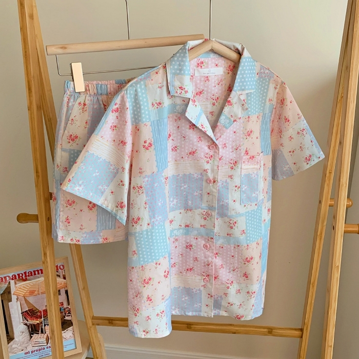 91家纺网 家纺一手货源 找家纺 （总）妍景家居生活馆 2025新款翻领宅宅少女套装