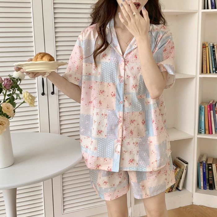 91家纺网 家纺一手货源 找家纺 （总）妍景家居生活馆 2025新款翻领宅宅少女套装