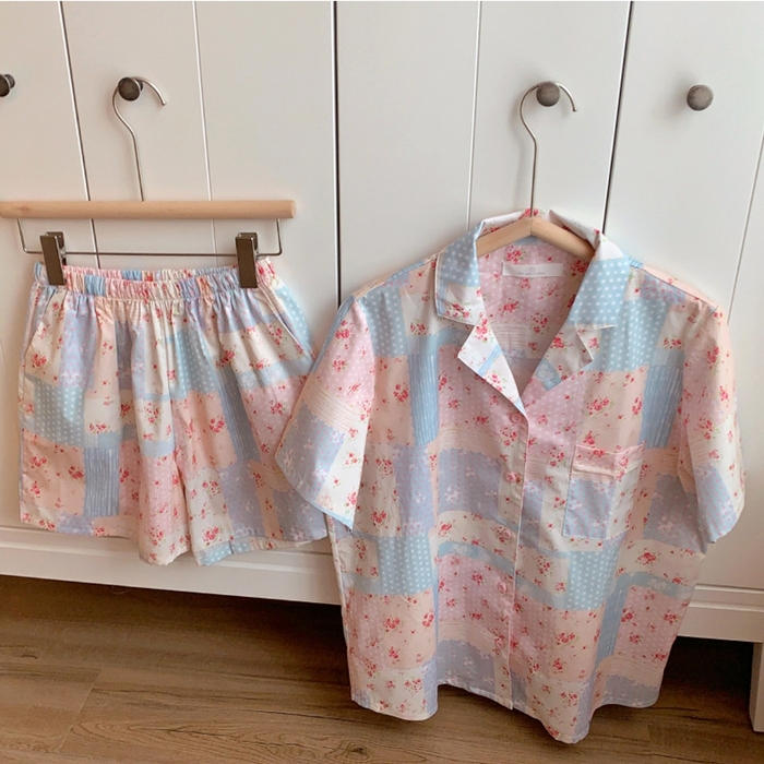 91家纺网 家纺一手货源 找家纺 （总）妍景家居生活馆 2025新款翻领宅宅少女套装