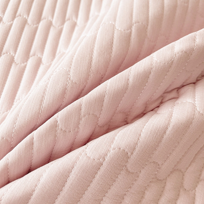 91家纺网 家纺一手货源 找家纺 予梦家纺 2025新款夹棉床裙单床裙单品床裙单件床裙-晨曦 晨曦-樱花粉