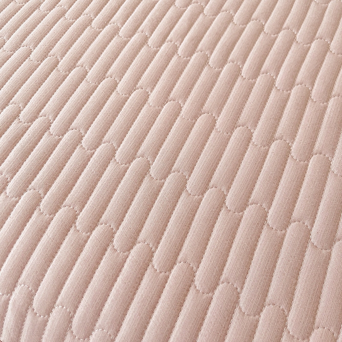 91家纺网 家纺一手货源 找家纺 予梦家纺 2025新款夹棉床裙单床裙单品床裙单件床裙-晨曦 晨曦-樱花粉