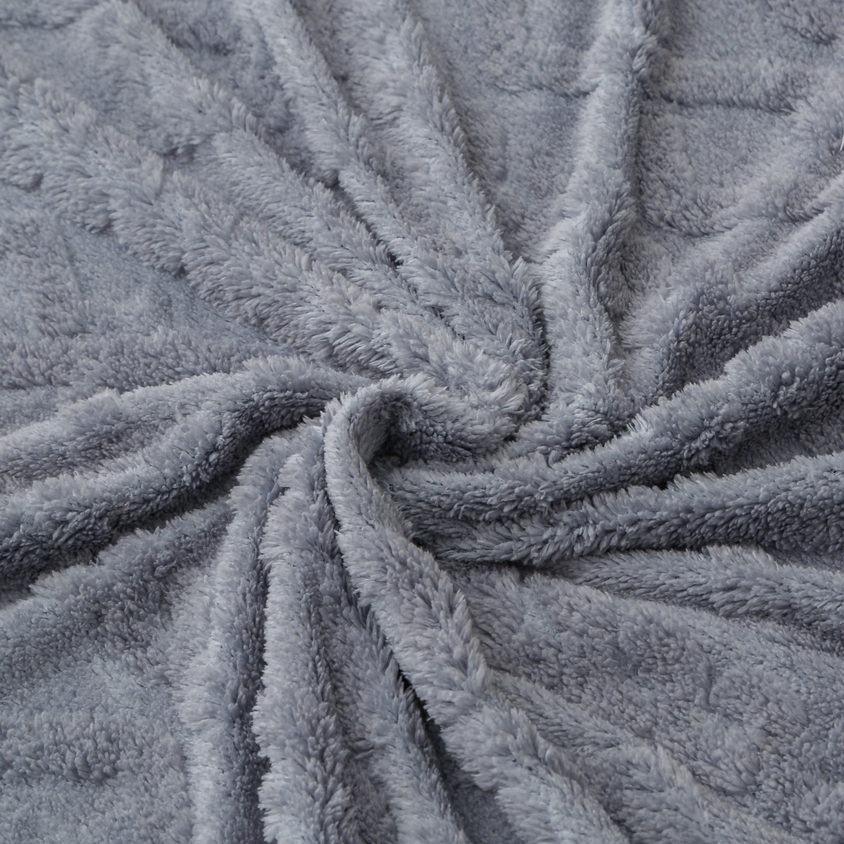 91家纺网 家纺一手货源 找家纺 亚龙工厂店 2025新款亲肤舒适塔肤绒毛毯盖毯毯子 灰色
