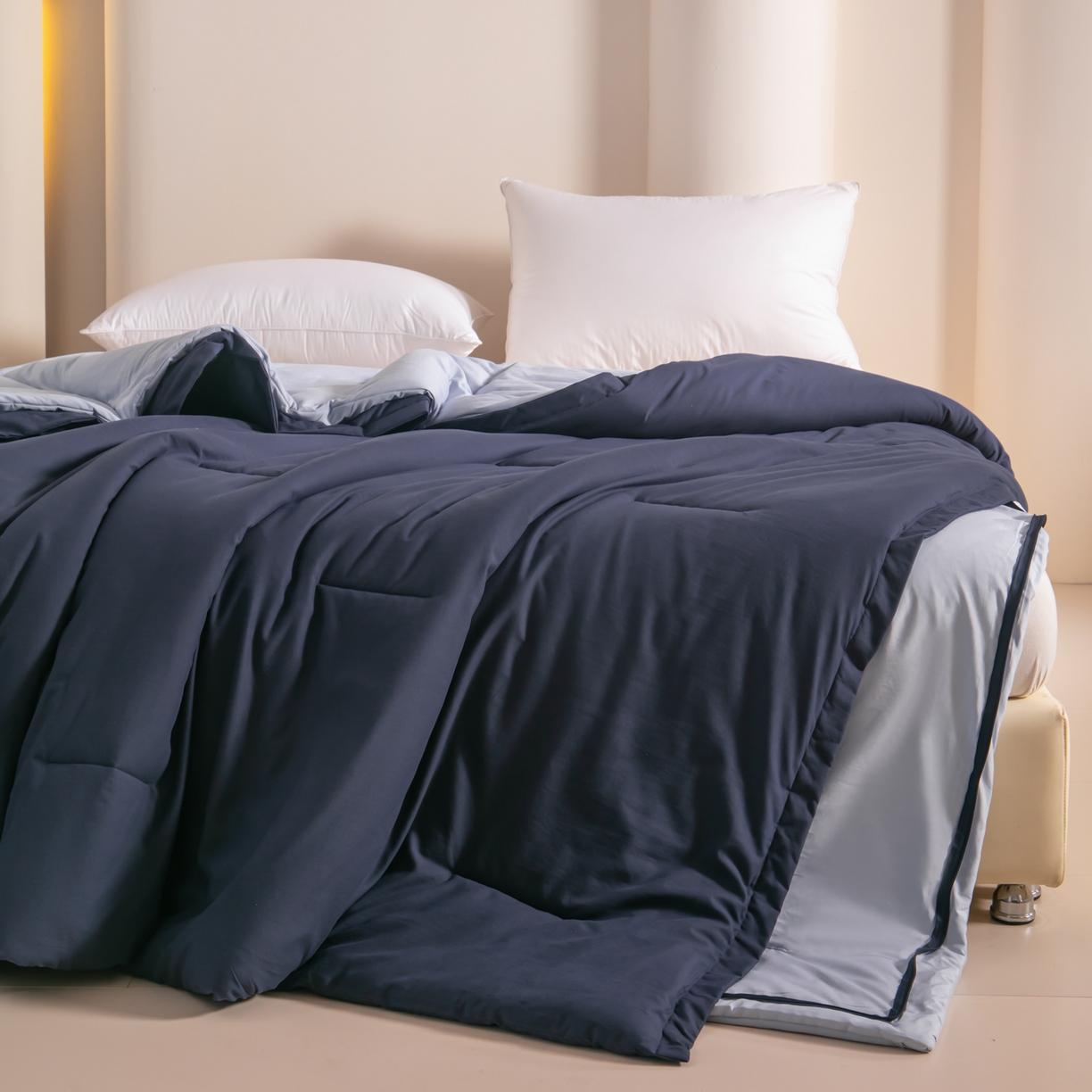 91家纺网 家纺一手货源 找家纺 （总）龙图家纺 2025新款冬被星球深睡被PRO可机洗抗菌控温被双层子母被双胎被春秋被冬被