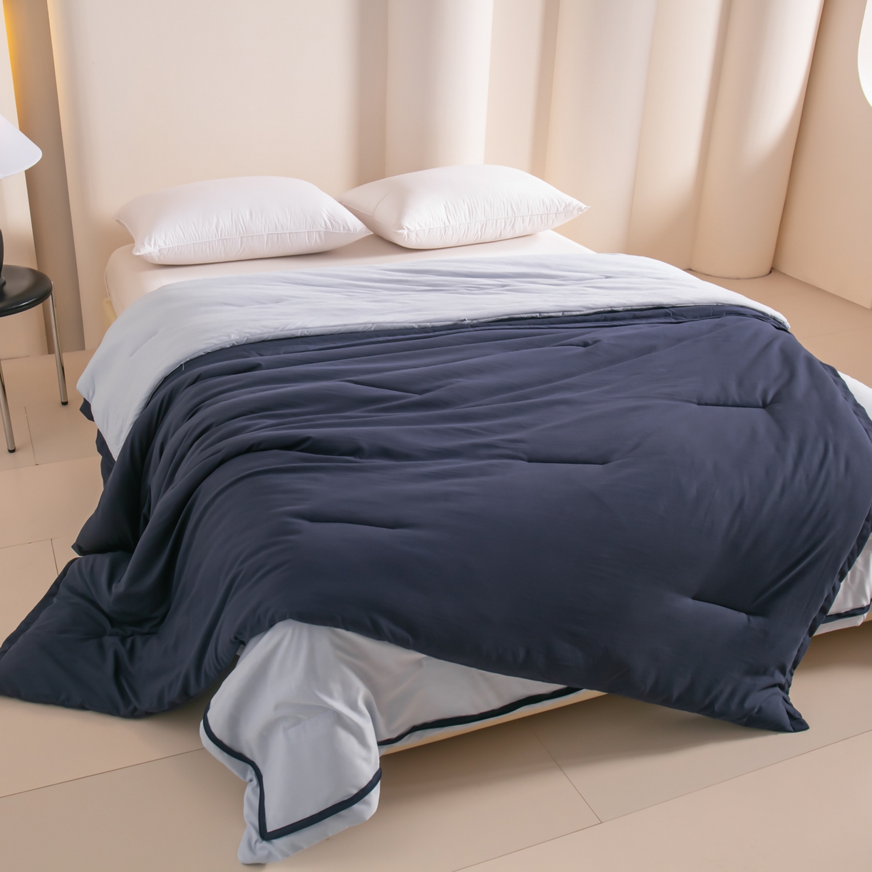 91家纺网 家纺一手货源 找家纺 （总）龙图家纺 2025新款冬被星球深睡被PRO可机洗抗菌控温被双层子母被双胎被春秋被冬被