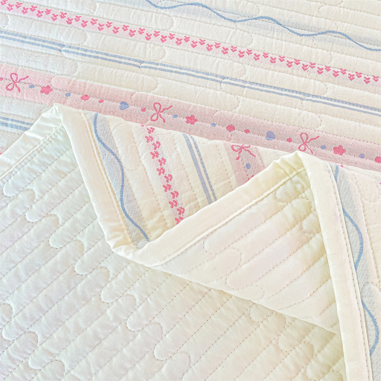 91家纺网 家纺一手货源 找家纺 （总）灰鲸 2025新款全棉色织提花床盖系列