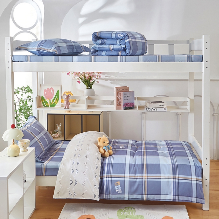 91家纺网 家纺一手货源 找家纺 （总）安逸家纺 2024新款全棉学生三件套纯棉学生宿舍三件套