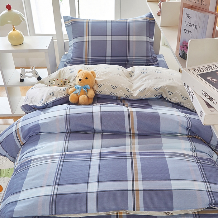 91家纺网 家纺一手货源 找家纺 （总）安逸家纺 2024新款全棉学生三件套纯棉学生宿舍三件套