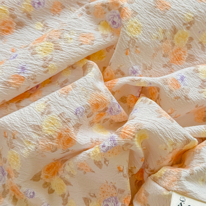 91家纺网 家纺一手货源 找家纺 丝芙妮家居（原乐视家纺） 2026新款A类皱皱纱亲肤木棉床笠-系列二 春日邮差