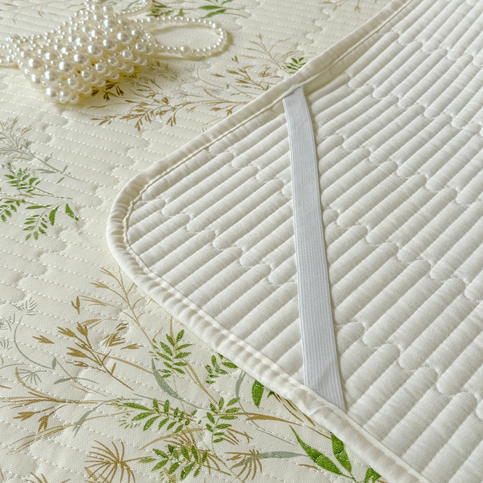 91家纺网 家纺一手货源 找家纺 大元 2025新款A类数码印花朴棉夹棉床盖老粗布床盖双面可用学生单床盖 床盖单件 丰收