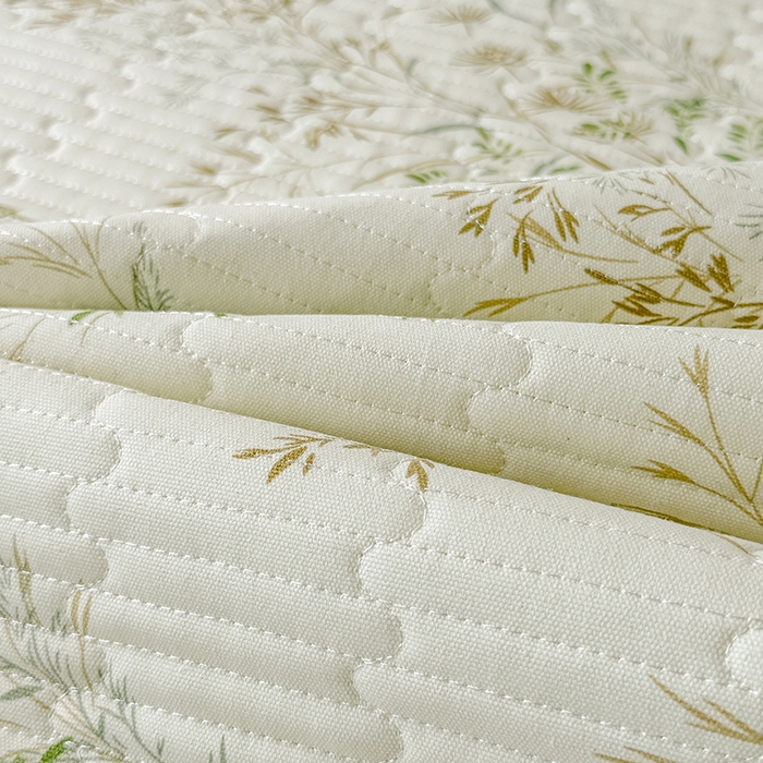 91家纺网 家纺一手货源 找家纺 大元 2025新款A类数码印花朴棉夹棉床盖老粗布床盖双面可用学生单床盖 床盖单件 丰收