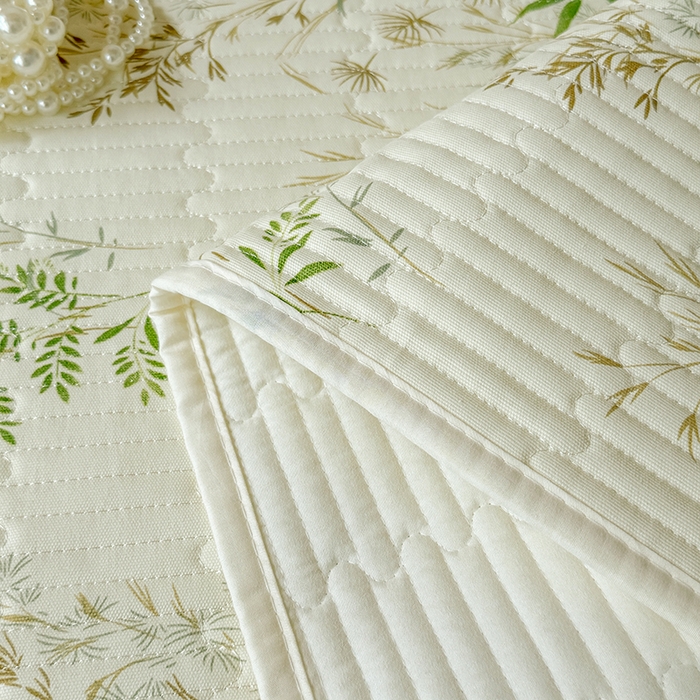 91家纺网 家纺一手货源 找家纺 大元 2025新款A类数码印花朴棉夹棉床盖老粗布床盖双面可用学生单床盖 床盖单件 丰收