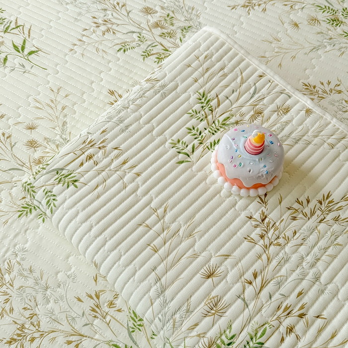 91家纺网 家纺一手货源 找家纺 大元 2025新款A类数码印花朴棉夹棉床盖老粗布床盖双面可用学生单床盖 床盖单件 丰收