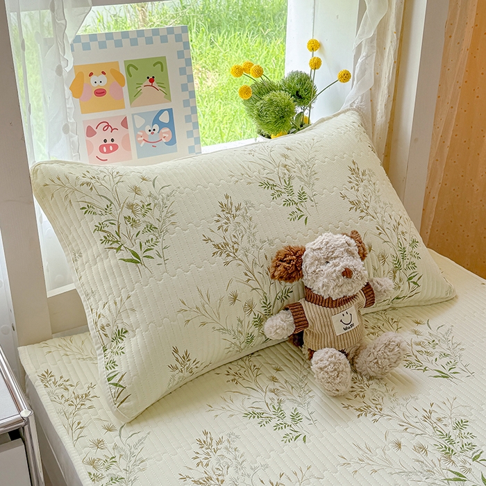 91家纺网 家纺一手货源 找家纺 大元 2025新款A类数码印花朴棉夹棉床盖老粗布床盖双面可用学生单床盖 床盖单件 丰收