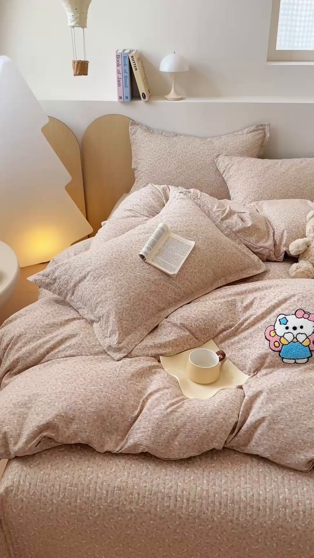 91家纺网 家纺一手货源 找家纺 元熙 2025新款木棉砂洗毛巾绣毛巾绣被芯床盖四件套 TK猫