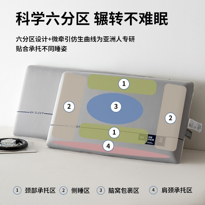 91家纺网 家纺一手货源 找家纺 （总）胜诗梵2025新款记忆棉安睡枕