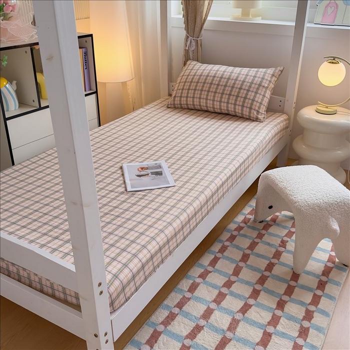 91家纺网 家纺一手货源 找家纺 丝芙妮家居（原乐视家纺） 2026新款学生季A类木棉床笠单品床笠单件单床笠 布拉格