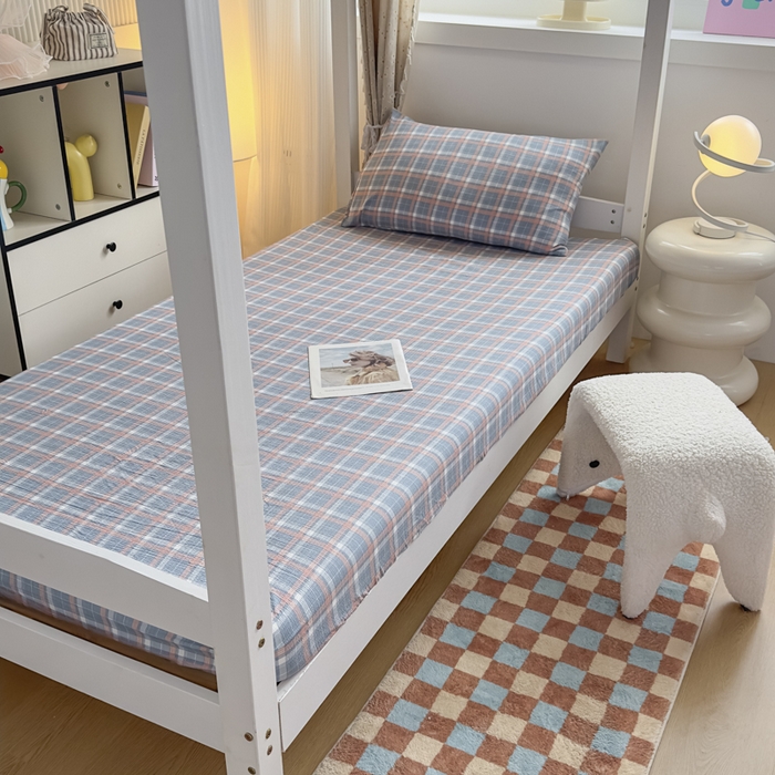 91家纺网 家纺一手货源 找家纺 丝芙妮家居（原乐视家纺） 2026新款学生季A类木棉床笠单品床笠单件单床笠 梵希