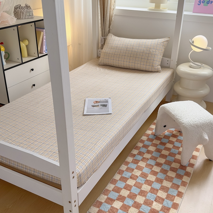 91家纺网 家纺一手货源 找家纺 丝芙妮家居（原乐视家纺） 2026新款学生季A类木棉床笠单品床笠单件单床笠 洛可可