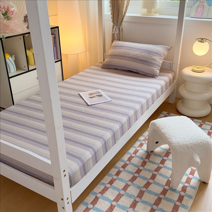 91家纺网 家纺一手货源 找家纺 丝芙妮家居（原乐视家纺） 2026新款学生季A类木棉床笠单品床笠单件单床笠 摩尔