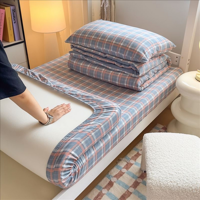 91家纺网 家纺一手货源 找家纺 丝芙妮家居（原乐视家纺） 2026新款学生季A类木棉床笠单品床笠单件单床笠 梵希