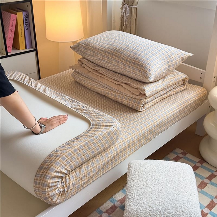 91家纺网 家纺一手货源 找家纺 丝芙妮家居（原乐视家纺） 2026新款学生季A类木棉床笠单品床笠单件单床笠 洛可可