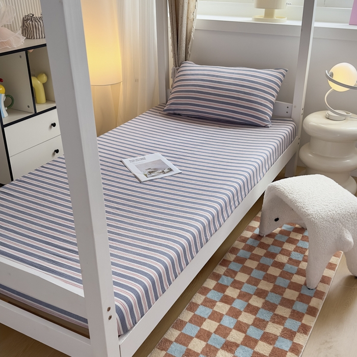 丝芙妮家居（原乐视家纺） 2026新款学生季A类木棉床笠单品床笠单件单床笠 清和