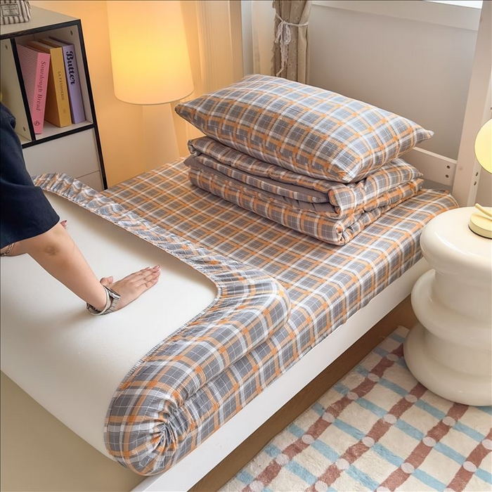 91家纺网 家纺一手货源 找家纺 丝芙妮家居（原乐视家纺） 2026新款学生季A类木棉床笠单品床笠单件单床笠 云初