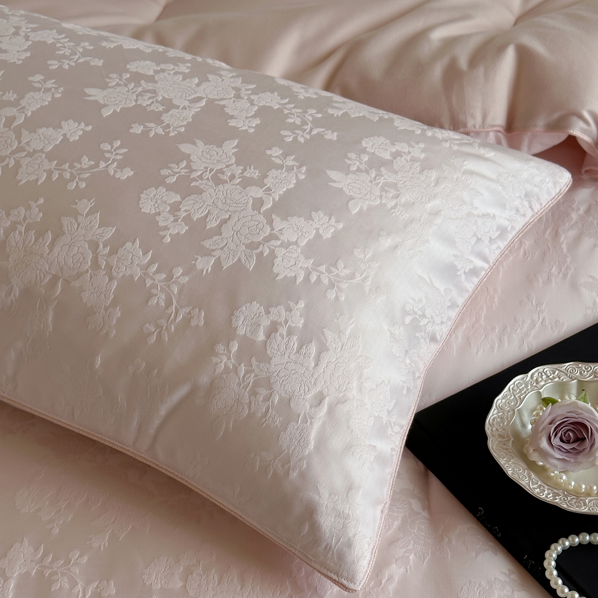 91家纺网 家纺一手货源 找家纺 （总）一加一 2025新款60兰精天丝棉提花 蚕丝大豆抗菌被芯