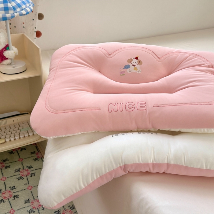 91家纺网 家纺一手货源 找家纺 北鸣有鱼枕芯馆 2025直播爆款儿童学生季爆款可水洗冰皮凉感枕全网券后价不得低于39元  粉色(小花园) 中号款：适合4-7岁中童使用40×60cm