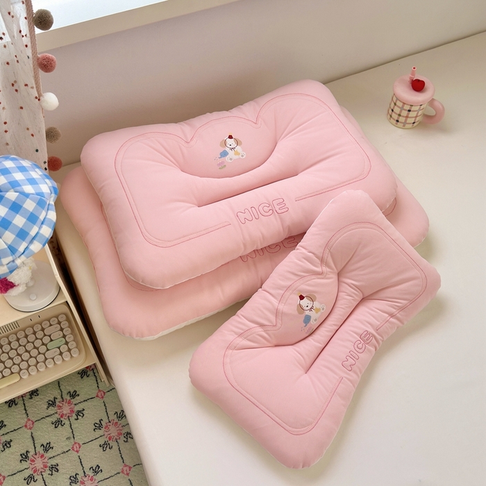 91家纺网 家纺一手货源 找家纺 北鸣有鱼枕芯馆 2025直播爆款儿童学生季爆款可水洗冰皮凉感枕全网券后价不得低于39元  粉色(小花园) 小号款：适合2-3岁小童使用30×50cm