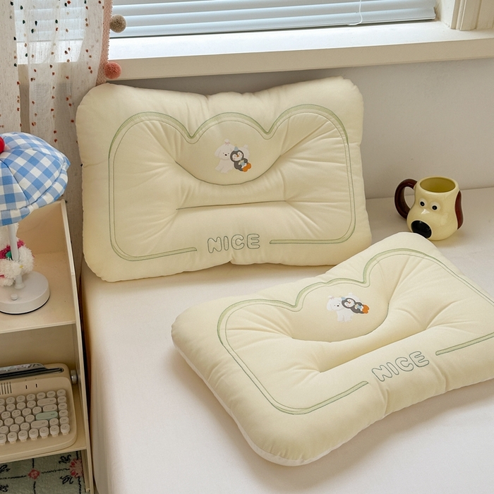 91家纺网 家纺一手货源 找家纺 北鸣有鱼枕芯馆 2025直播爆款儿童学生季爆款可水洗冰皮凉感枕全网券后价不得低于39元 黄色(小伙伴) 中号款：适合4-7岁中童使用40×60cm