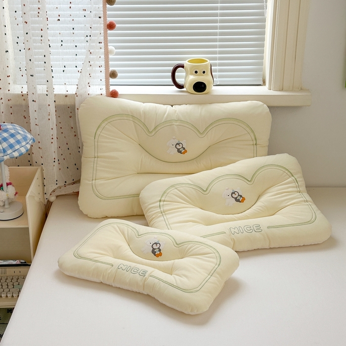 91家纺网 家纺一手货源 找家纺 北鸣有鱼枕芯馆 2025直播爆款儿童学生季爆款可水洗冰皮凉感枕全网券后价不得低于39元 黄色(小伙伴) 小号款：适合2-3岁小童使用30×50cm