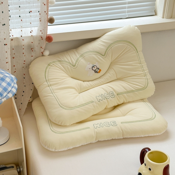 91家纺网 家纺一手货源 找家纺 北鸣有鱼枕芯馆 2025直播爆款儿童学生季爆款可水洗冰皮凉感枕全网券后价不得低于39元 黄色(小伙伴) 小号款：适合2-3岁小童使用30×50cm