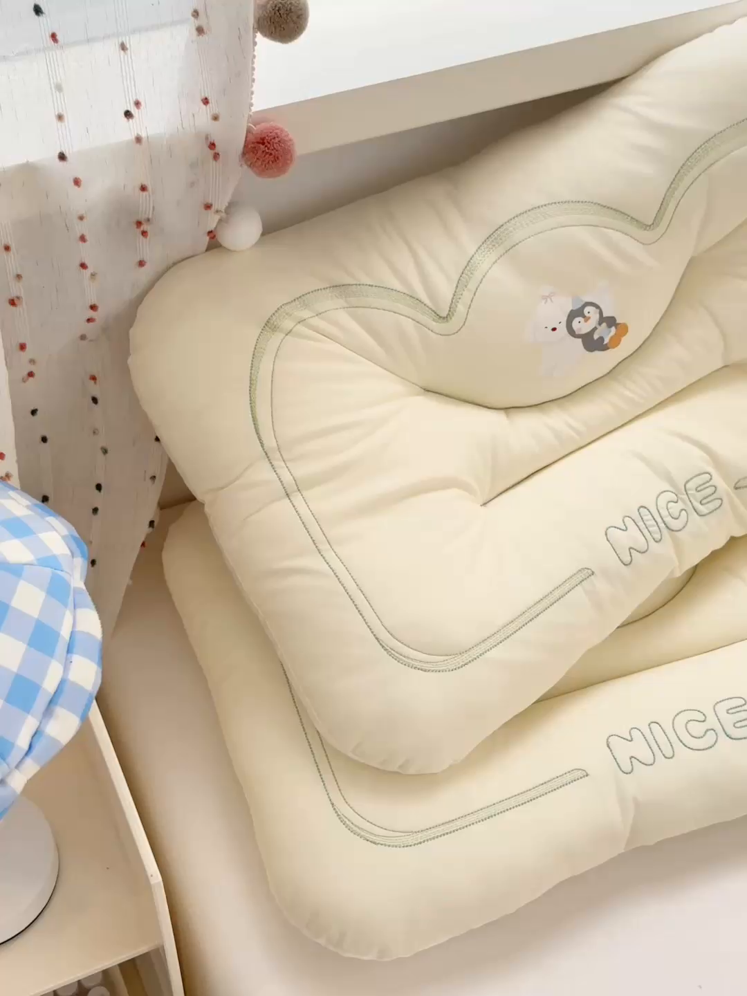 91家纺网 家纺一手货源 找家纺 北鸣有鱼枕芯馆 2025直播爆款儿童学生季爆款可水洗冰皮凉感枕全网券后价不得低于39元 黄色(小伙伴) 中号款：适合4-7岁中童使用40×60cm