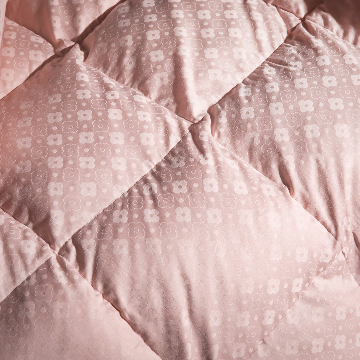 91家纺网 家纺一手货源 找家纺 （总）华盛羽绒被壳 2025新款全棉四叶草双层纱提花自充绒羽绒被壳羽绒被