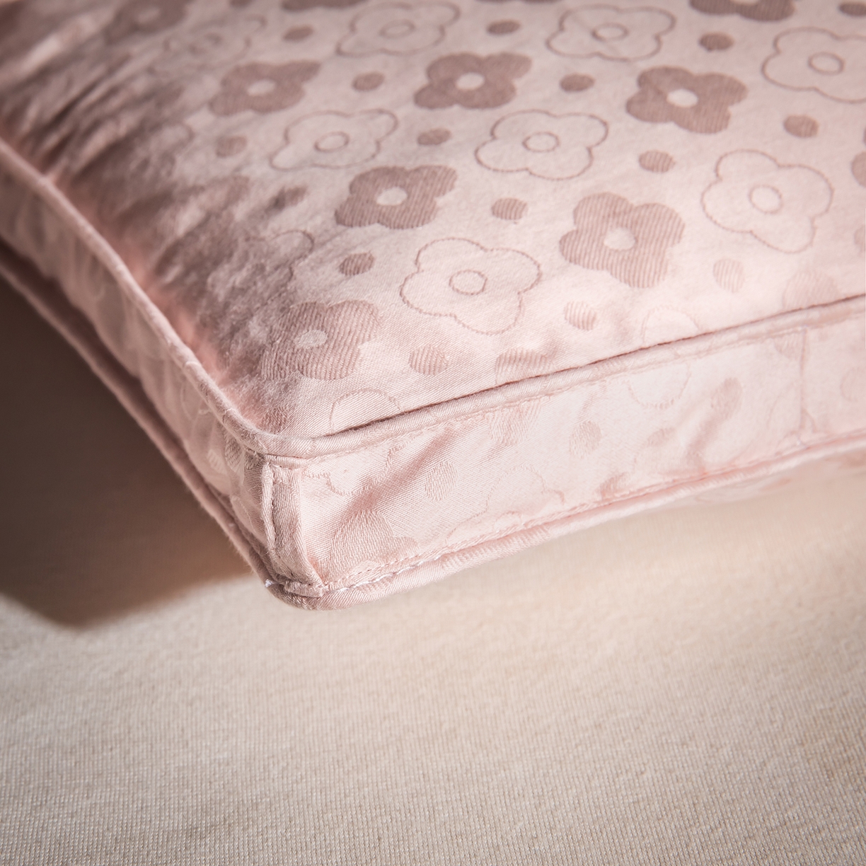 91家纺网 家纺一手货源 找家纺 御眠纺羽绒被壳 2025新款全棉四叶草双层纱提花自充绒羽绒被壳羽绒被 双层四叶草豆沙