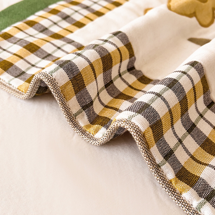 91家纺网 家纺一手货源 找家纺 （总）悦然 2024新款全棉6层纱布枕巾 52*78cm/对