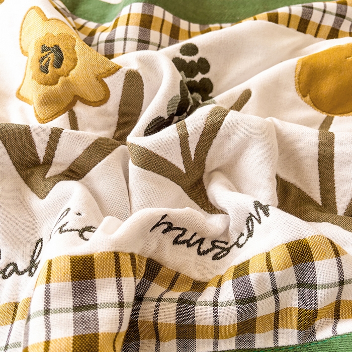 91家纺网 家纺一手货源 找家纺 （总）悦然 2024新款全棉6层纱布枕巾 52*78cm/对