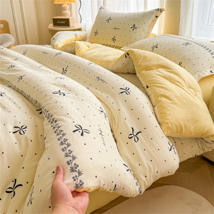 91家纺网 家纺一手货源 找家纺 （总）小石头家纺 2025新款双层纱抗菌被被子被芯冬被春秋被