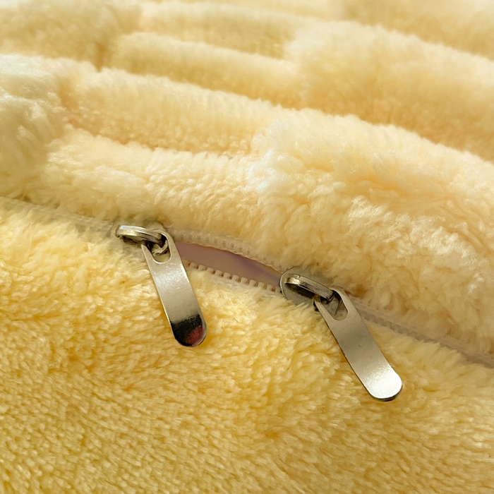 91家纺网 家纺一手货源 找家纺 爱彼家纺 2024新款兔兔绒四件套系列 免兔绒-活力暖黄